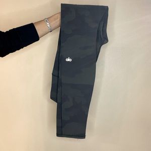 Alo camo leggings, full length, size medium
